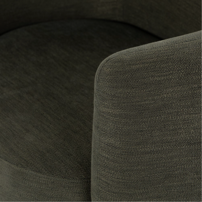 Zenobia 39" Swivel Chair - Moss