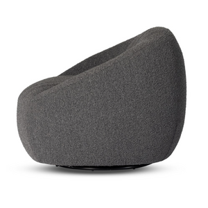 Clementine 35" Swivel Chair - Performance Charcoal