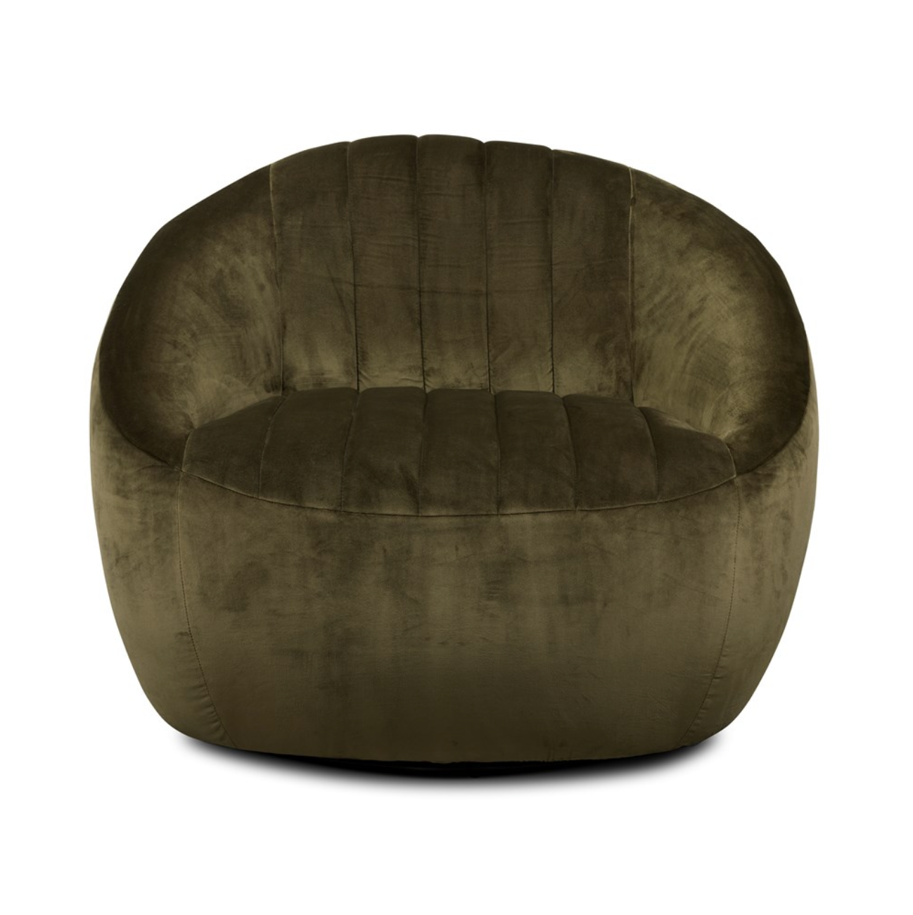 Clementine 35" Swivel Chair - Olive