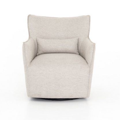 Kimbray 29" Swivel Chair - Platinum