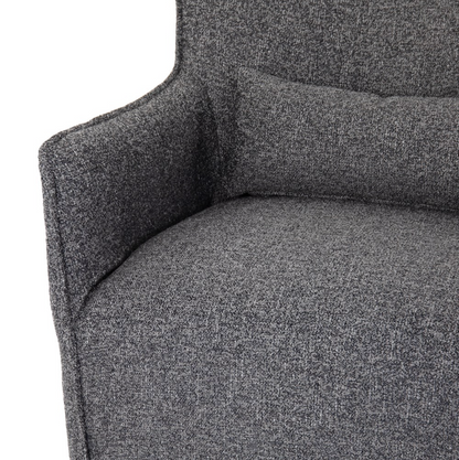 Kimbery 29" Swivel Chair - Charocal