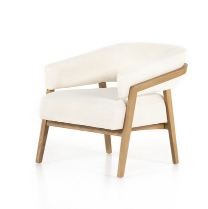 Dasha 29" Accent Chair - Performance White