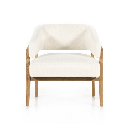 Dasha 29" Accent Chair - Performance White