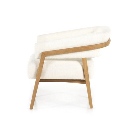 Dasha 29" Accent Chair - Performance White