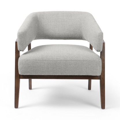 Dasha 29" Accent Chair - Performance Silver