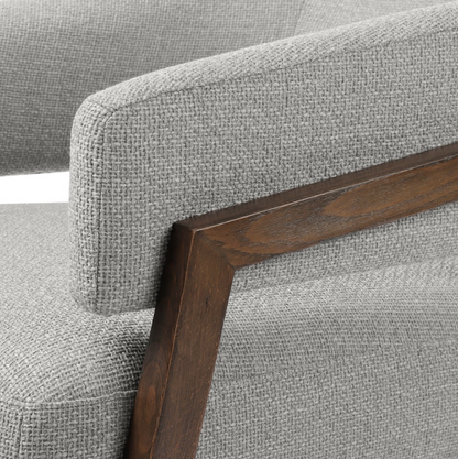 Dasha 29" Accent Chair - Performance Silver