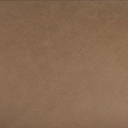 Sawyer 35" Top Grain Leather Accent Chair - Iron + Nude