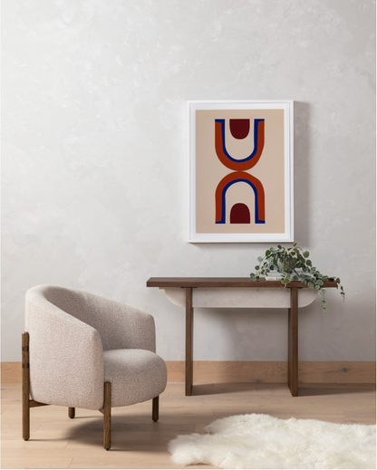 Eleyana 33" Occasional Chair - Performance Stone