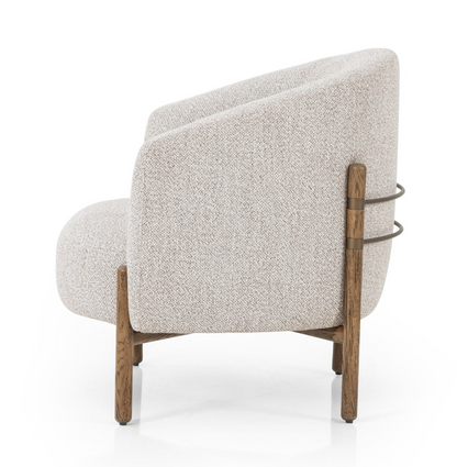 Eleyana 33" Occasional Chair - Performance Stone