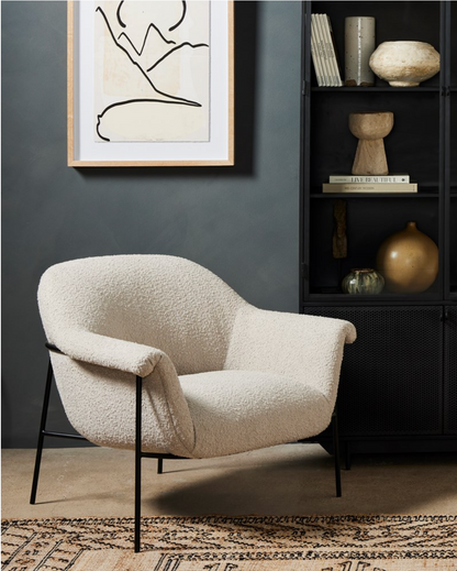 Sawyer 35" Accent Chair - Performance Knoll Sand