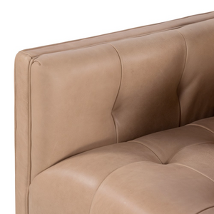 Regina 32" Top Grain Leather Swivel Chair - Palermo Nude