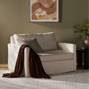 Maddie 50" Slipcover Chair And A Half - Performance Cream