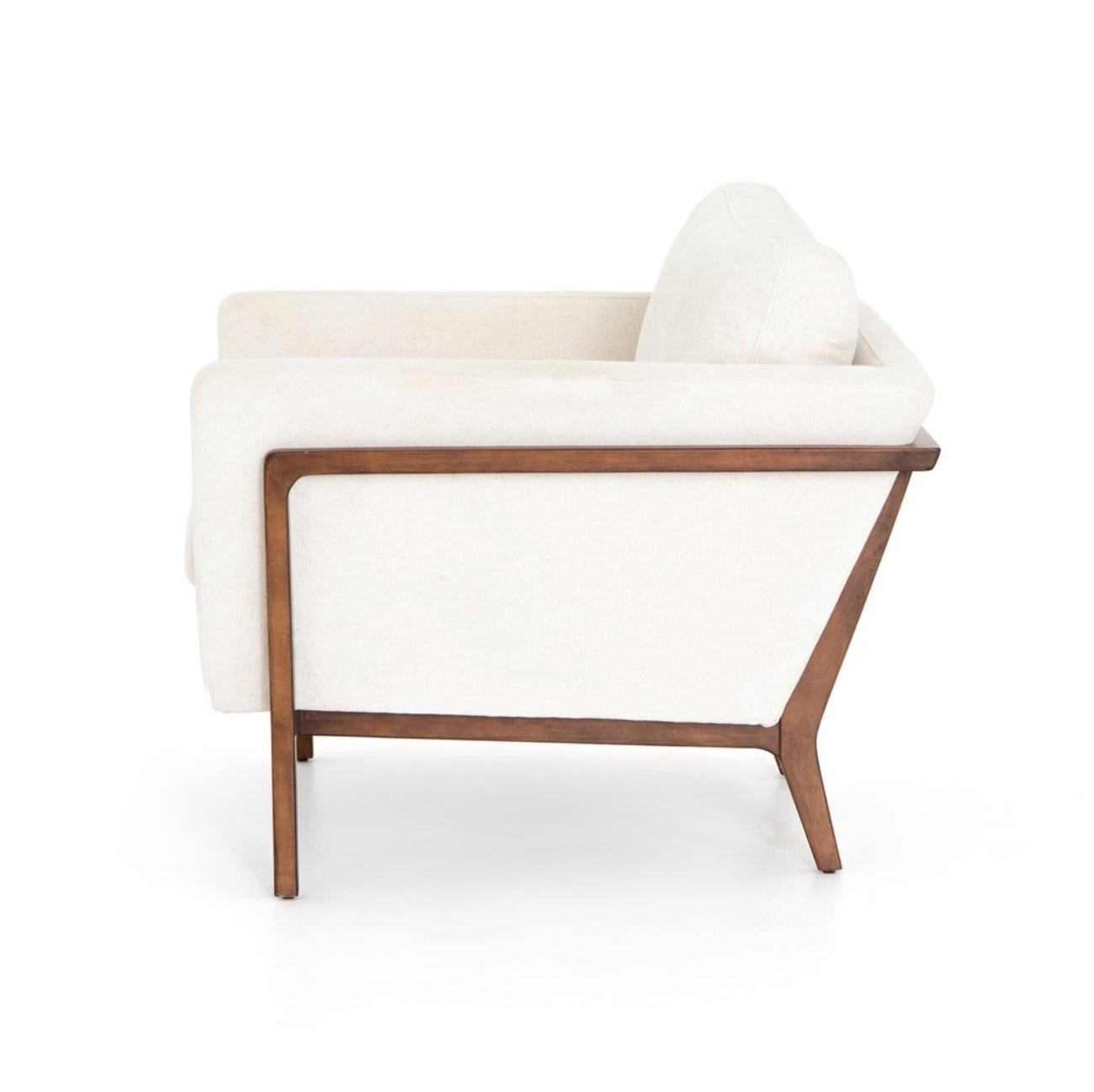 Daniel 32" Occasional Chair - Birch + Cream