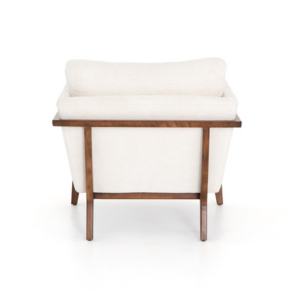Daniel 32" Occasional Chair - Birch + Cream