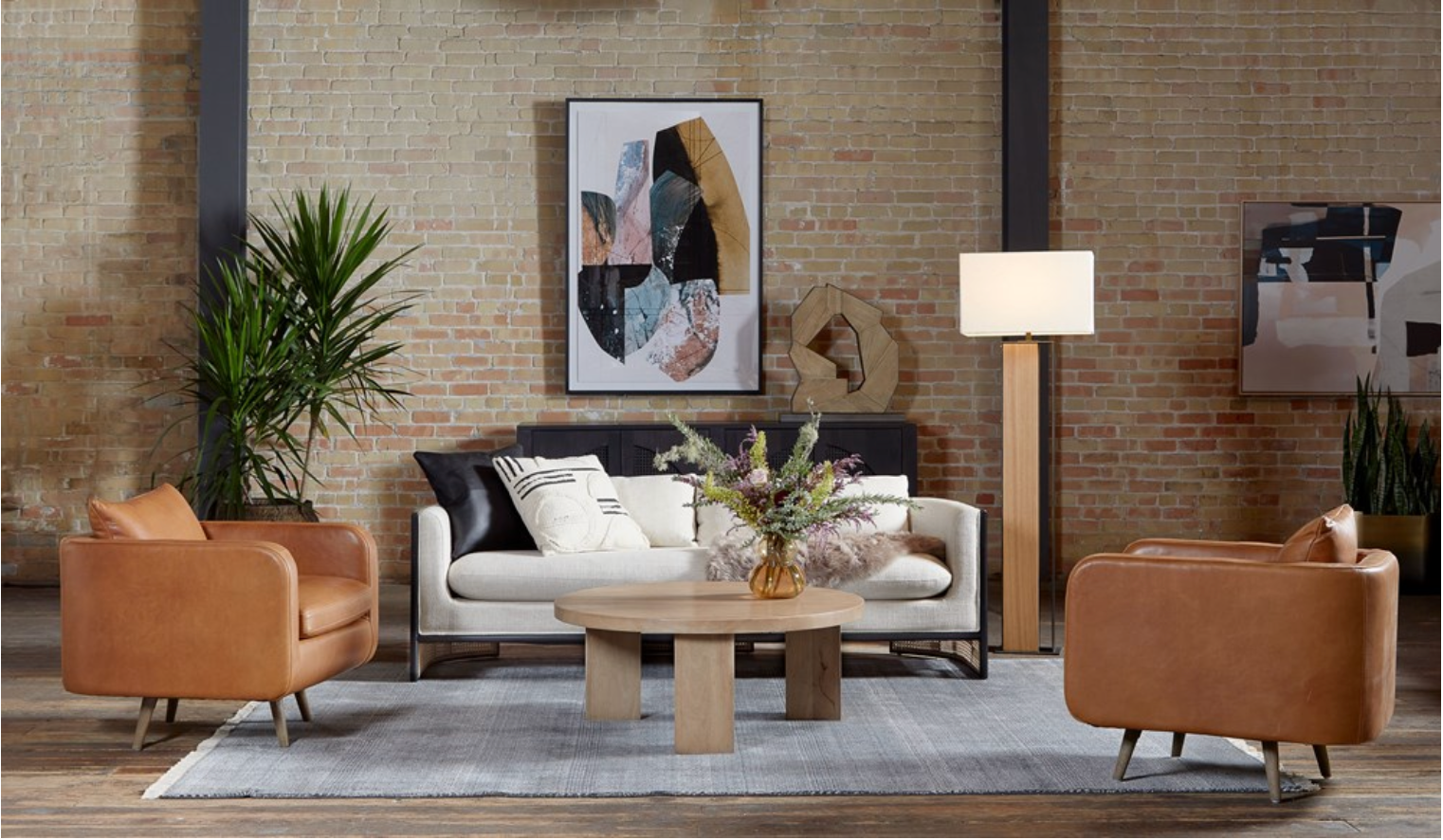 Kayte 28" Top Grain Leather Swivel Chair - Tobacco