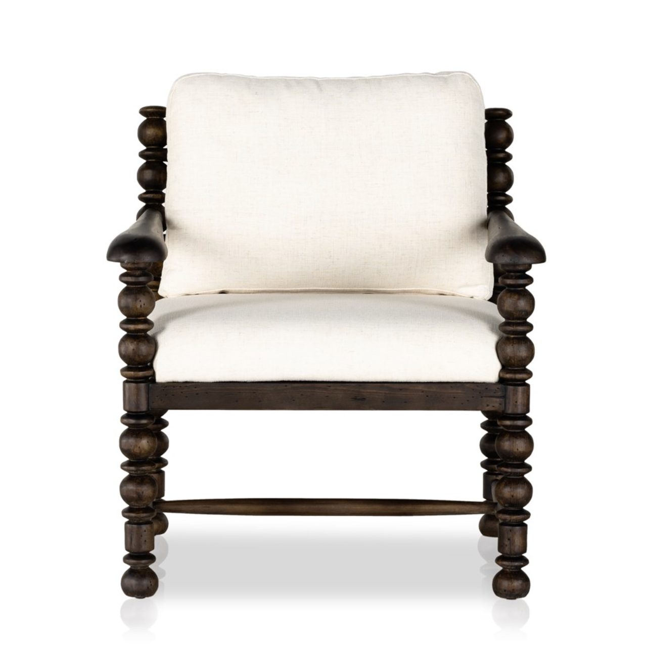Dorothea 29" Accent Chair - Performance Ivory