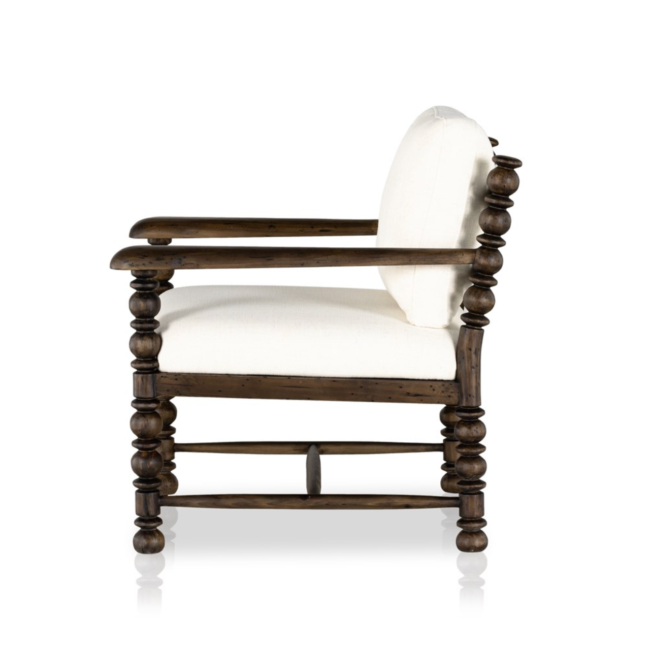 Dorothea 29" Accent Chair - Performance Ivory