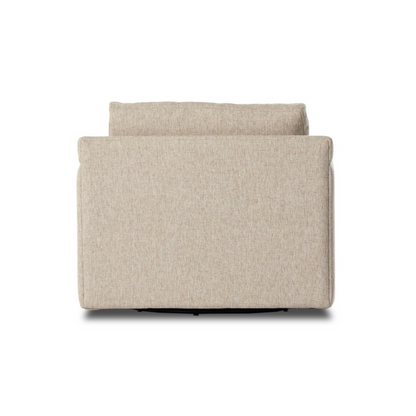 Bernadette 39" Swivel Chair - Performance Delta Sand