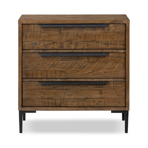 Willow 30" 3 Drawer Dresser - Rustic Sadlewood