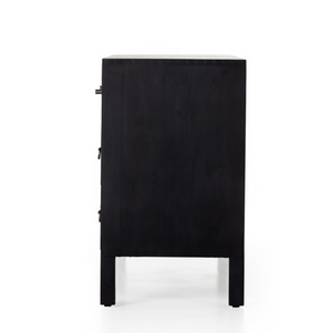 Easton 65" 6 Drawer Dresser - Black Wash Poplar