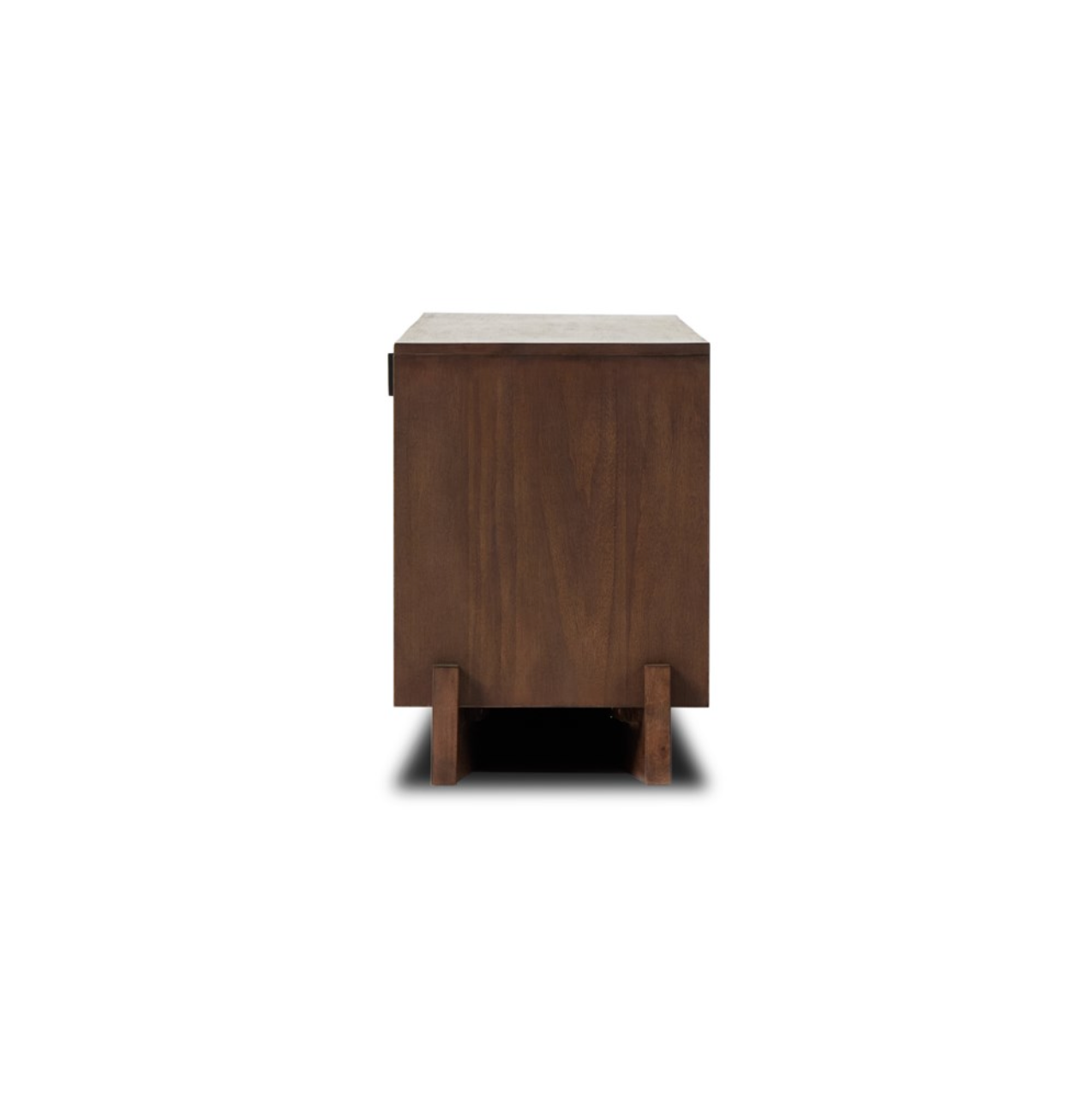 Valor 81" Media Console Table - Chestnut Parawood