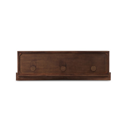 Valor 81" Media Console Table - Chestnut Parawood