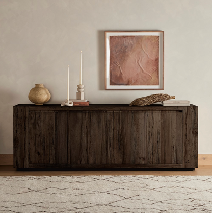 Laramie 95" Sideboard - Rustic Oak