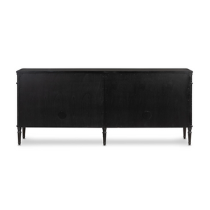 Laree 79" Sideboard - Distressed Black