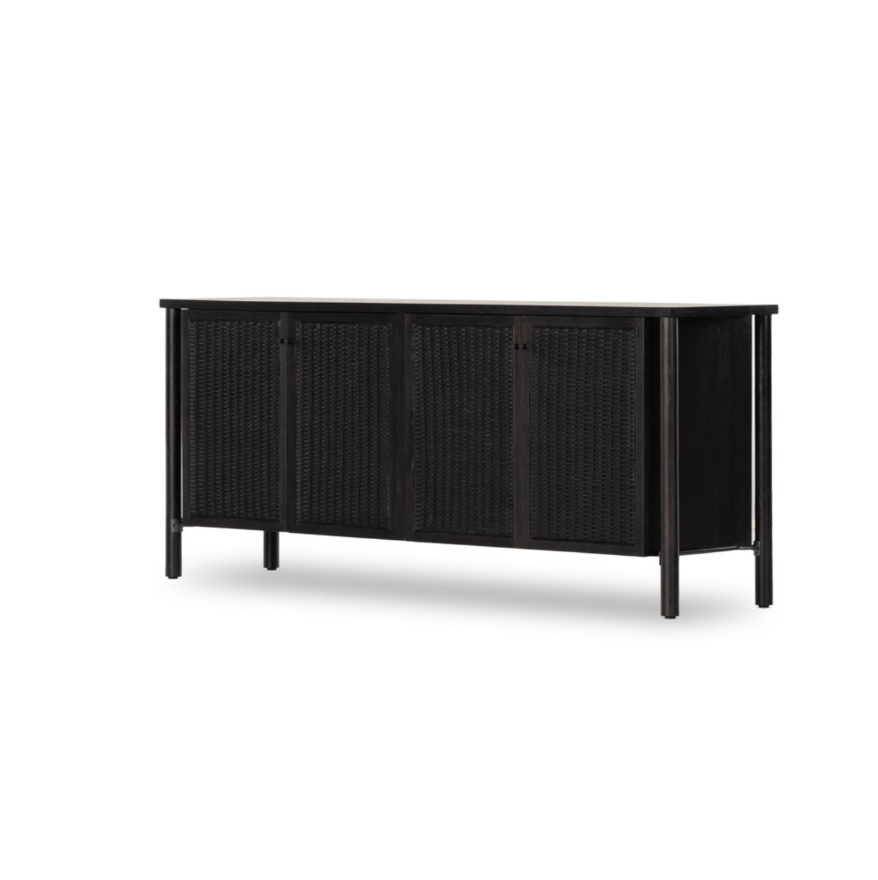 Liezel 74" Sideboard - Black Cane