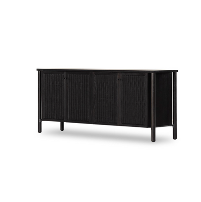 Liezel 74" Sideboard - Black Cane