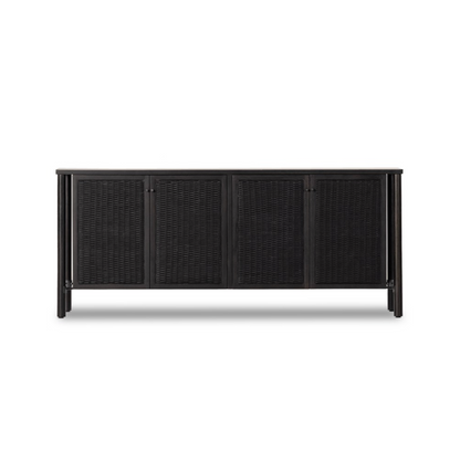 Liezel 74" Sideboard - Black Cane