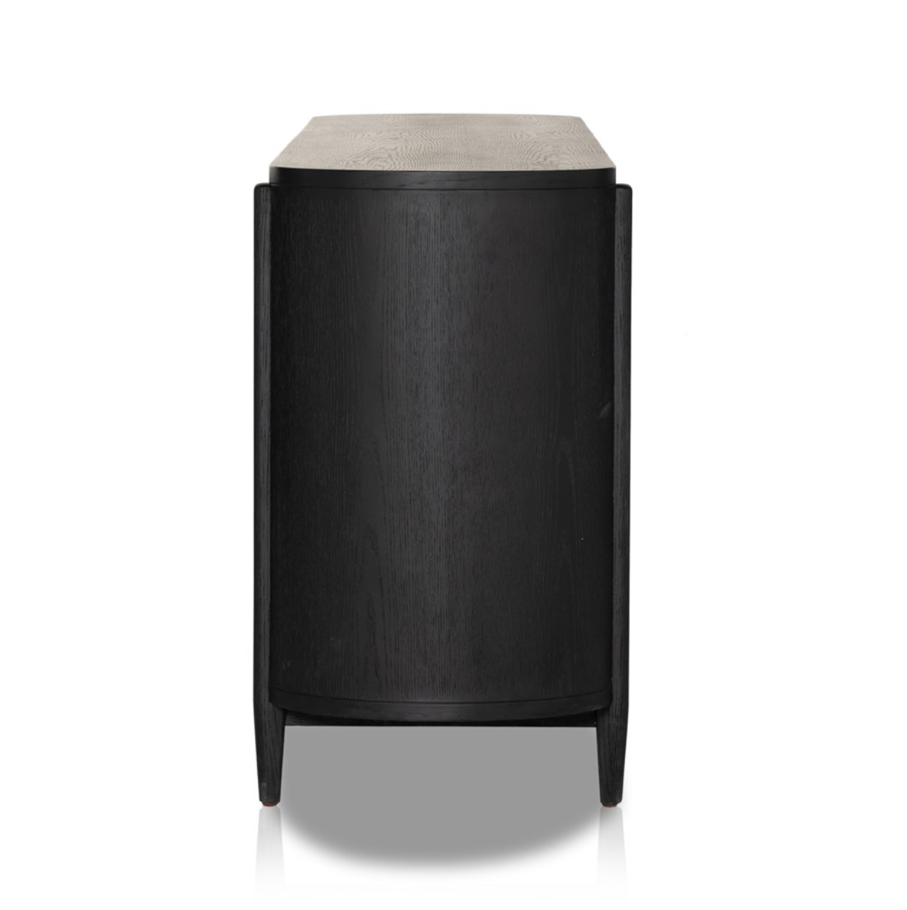Karina 82" 4 Door Sideboard - Drifted Matte Black