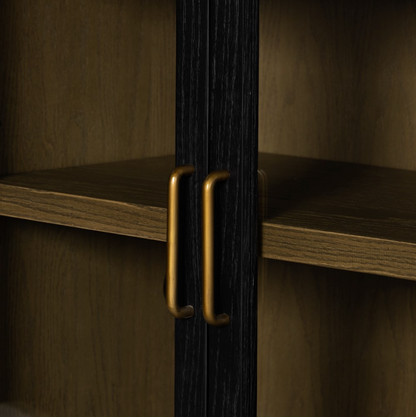 Karina 82" 4 Door Sideboard - Drifted Matte Black