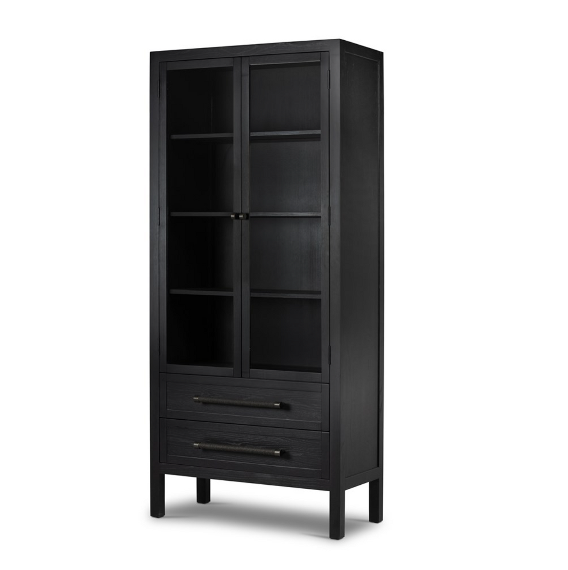 Kareemah 38" Cabinet - Black Oak