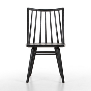 Leanah 19" Dining Chair - Black Oak