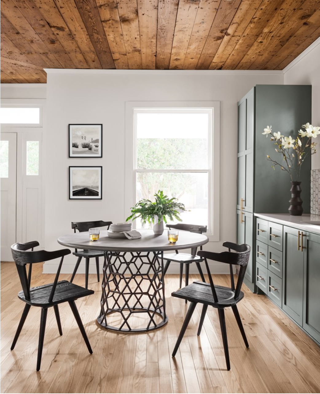 Lippman 20" Dining Chair - Black Oak