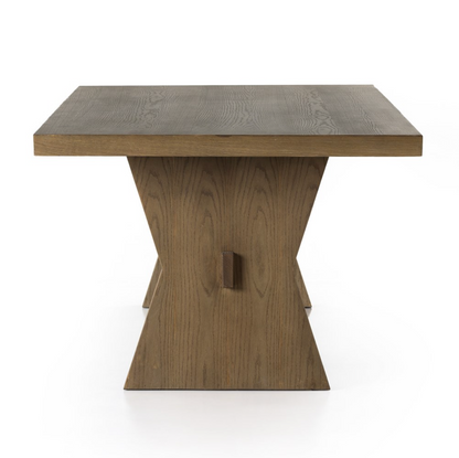 Hanley 108" Dining Table - Drifted Oak