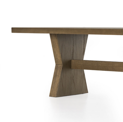Hanley 108" Dining Table - Drifted Oak