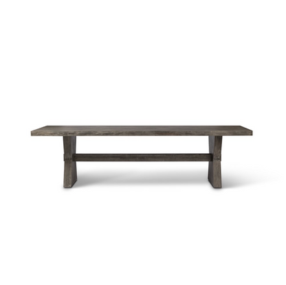 Hanley 108" Dining Table - Burnt Oak
