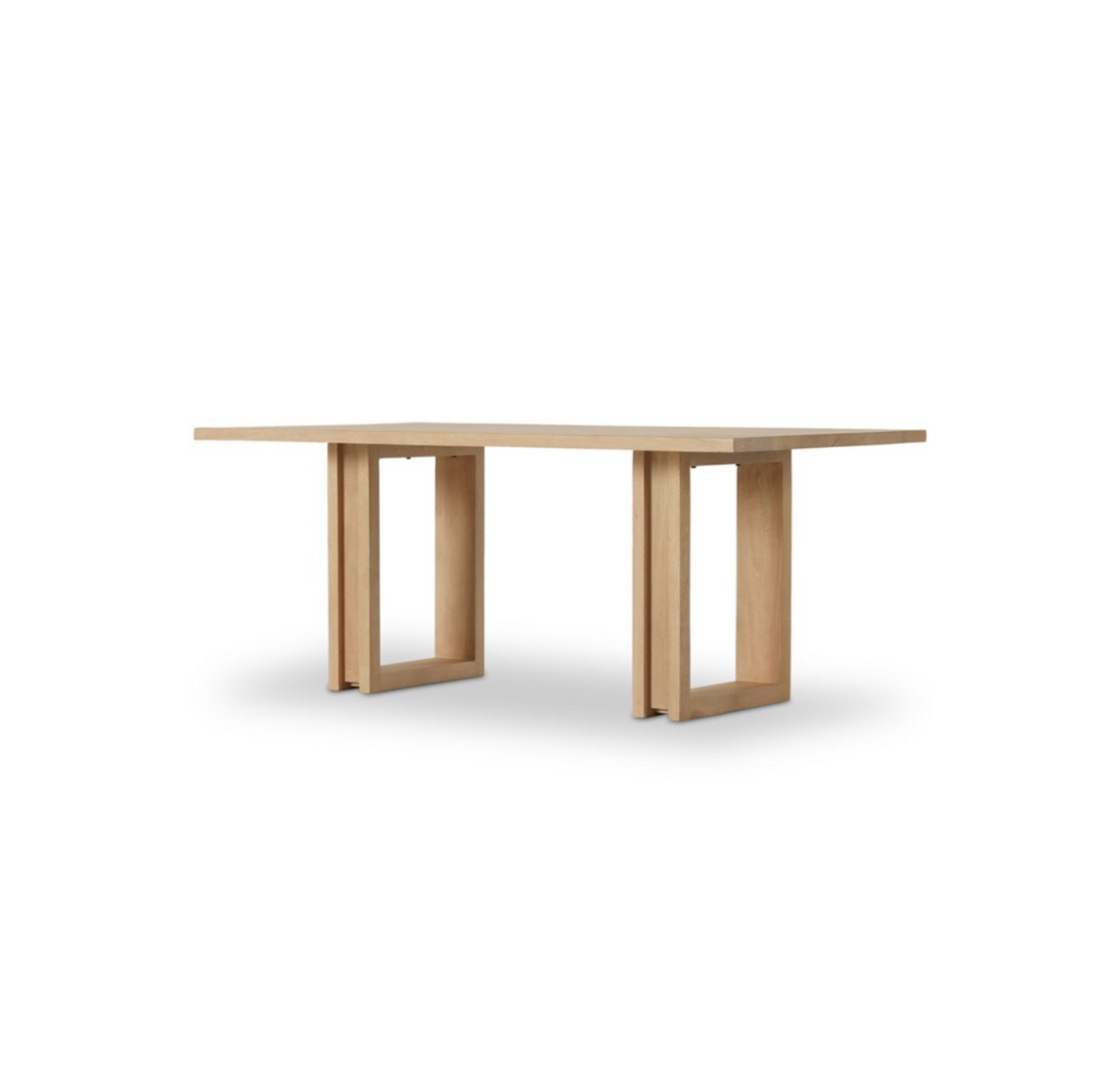 Cordell 72" Mango Wood Dining Table - Light Natural