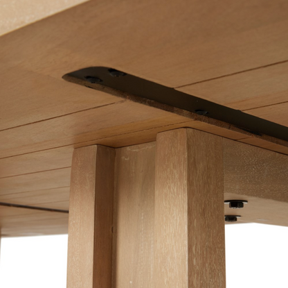 Cordell 72" Mango Wood Dining Table - Light Natural