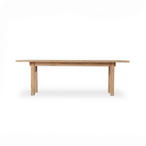 Marosa 96" Dining Table - Aged Light Pine