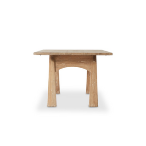 Marosa 96" Dining Table - Aged Light Pine