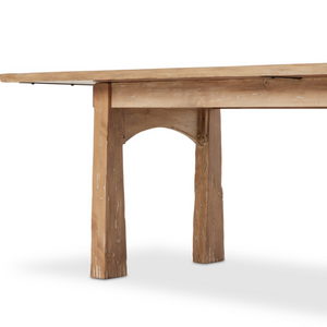 Marosa 96" Dining Table - Aged Light Pine