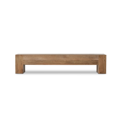 Murano 90" Dining Bench - Rustic Wormwood Oak