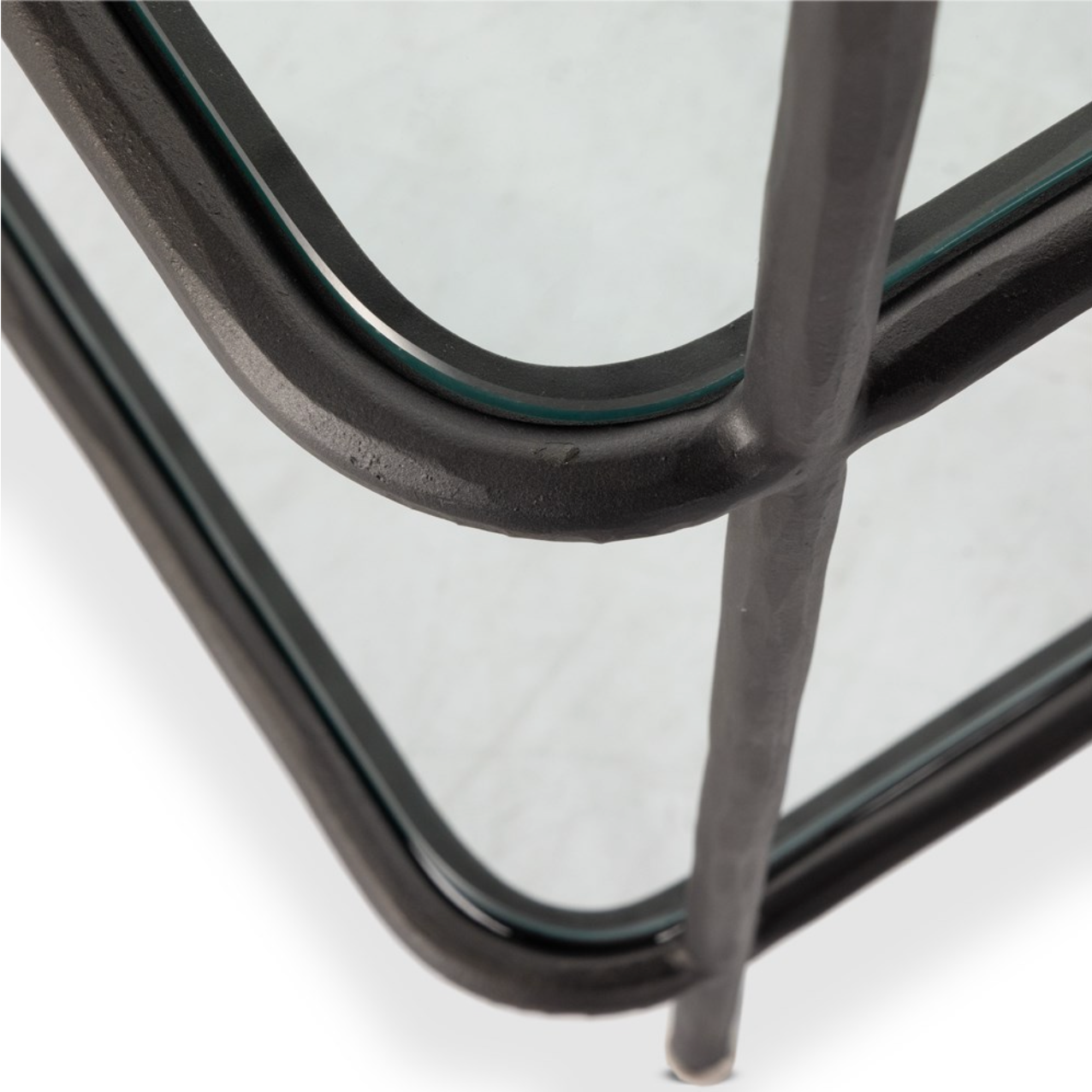 Sasha 42" Bookcase - Hammered Gunmetal