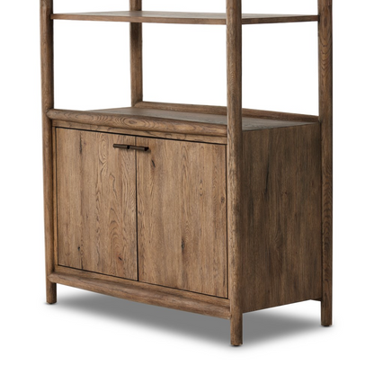 Hutchinson 40" Bookcase - Weathered Oak