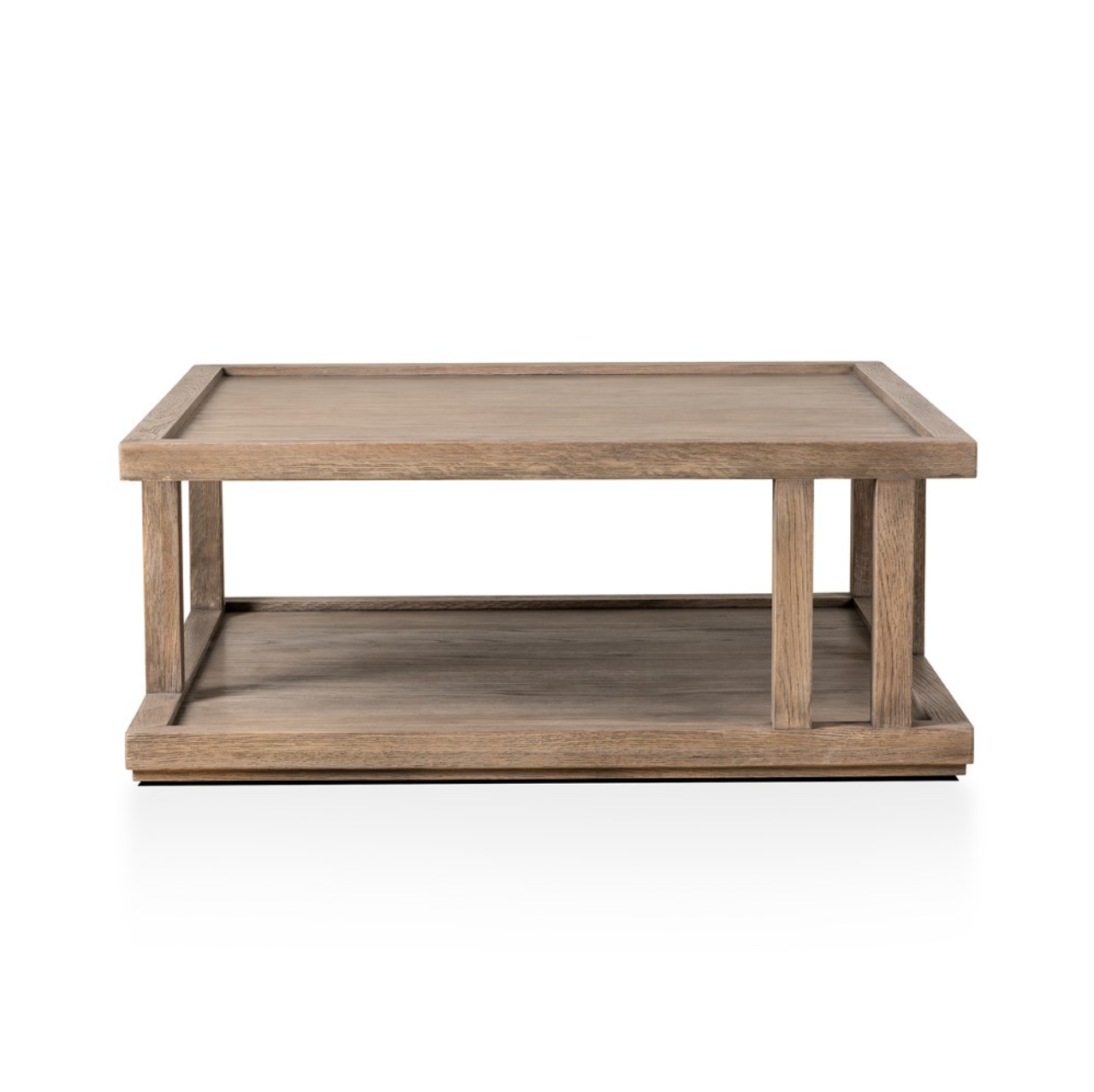 Gael 40" Square Coffee Table - Warm Natural