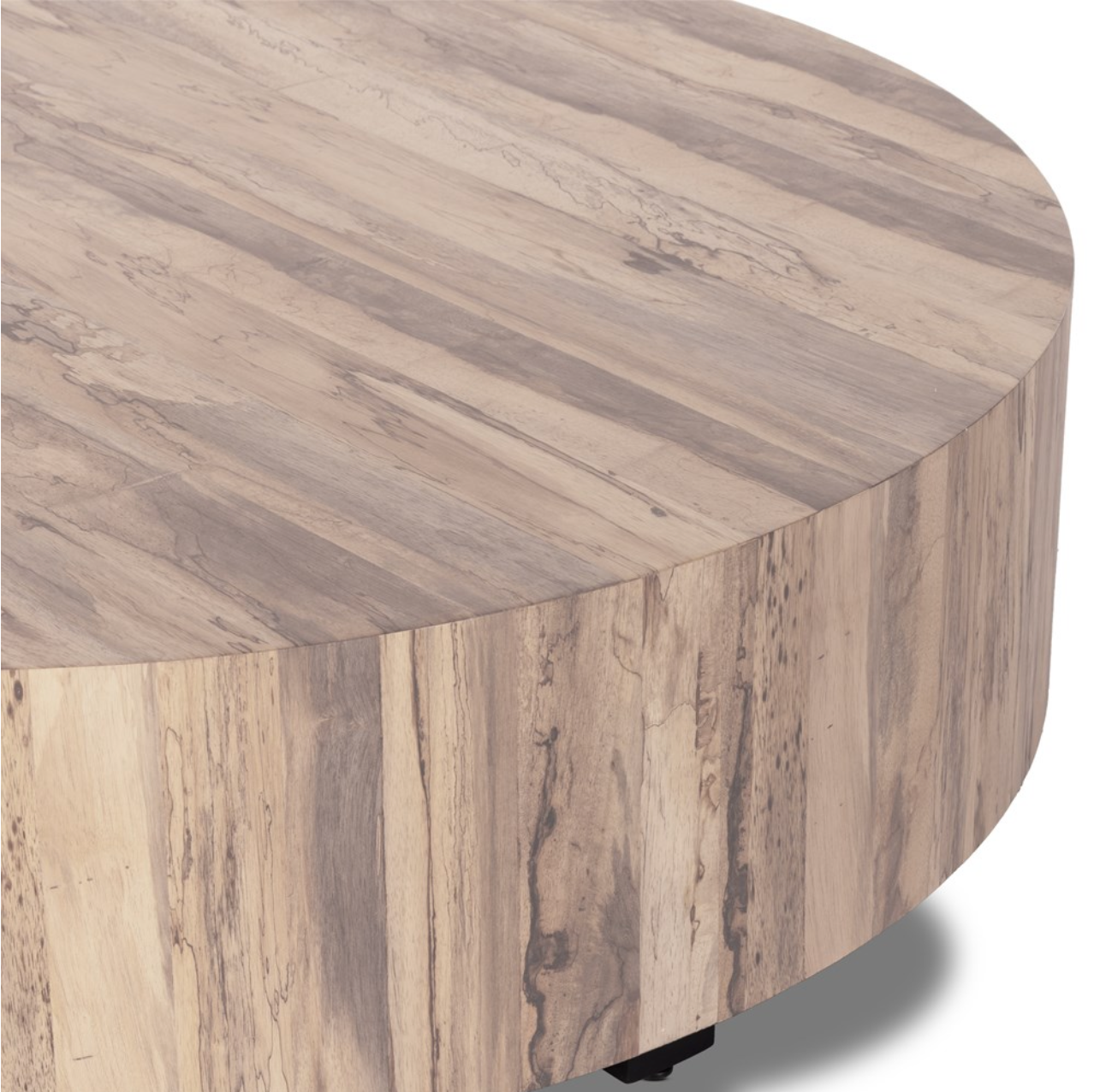 Nolan 55" Round Coffee Table - Ashen Walnut