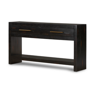 Oakley 60" Console Table - Burnished Black